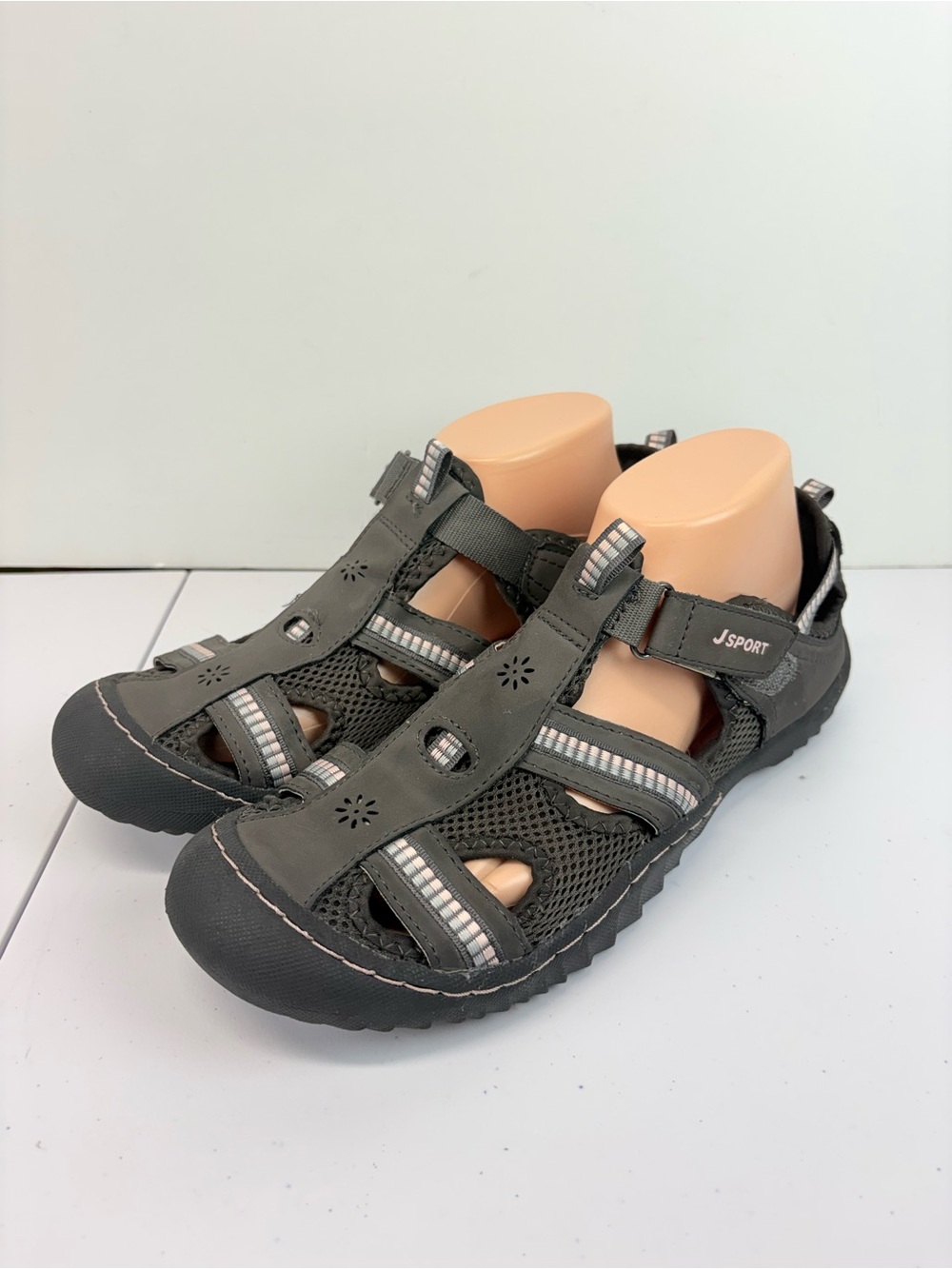 J Sport Jambu Regatta Womens 10 M Charcoal Grey Vegan Water Shoes Sandals